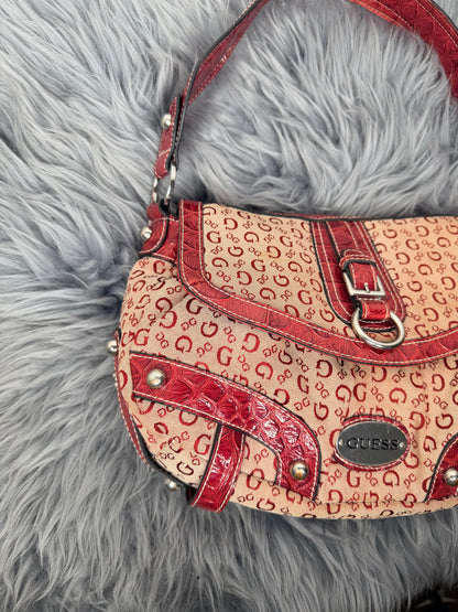 Guess vintage Tasche y2k rot denim