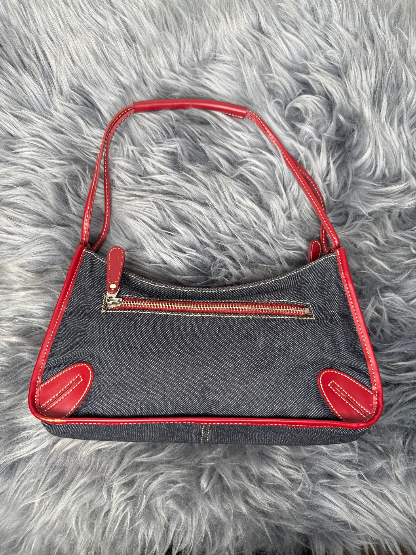 Guess vintage Tasche y2k denim rot