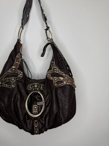 Guess vintage Tasche y2k braun Gold