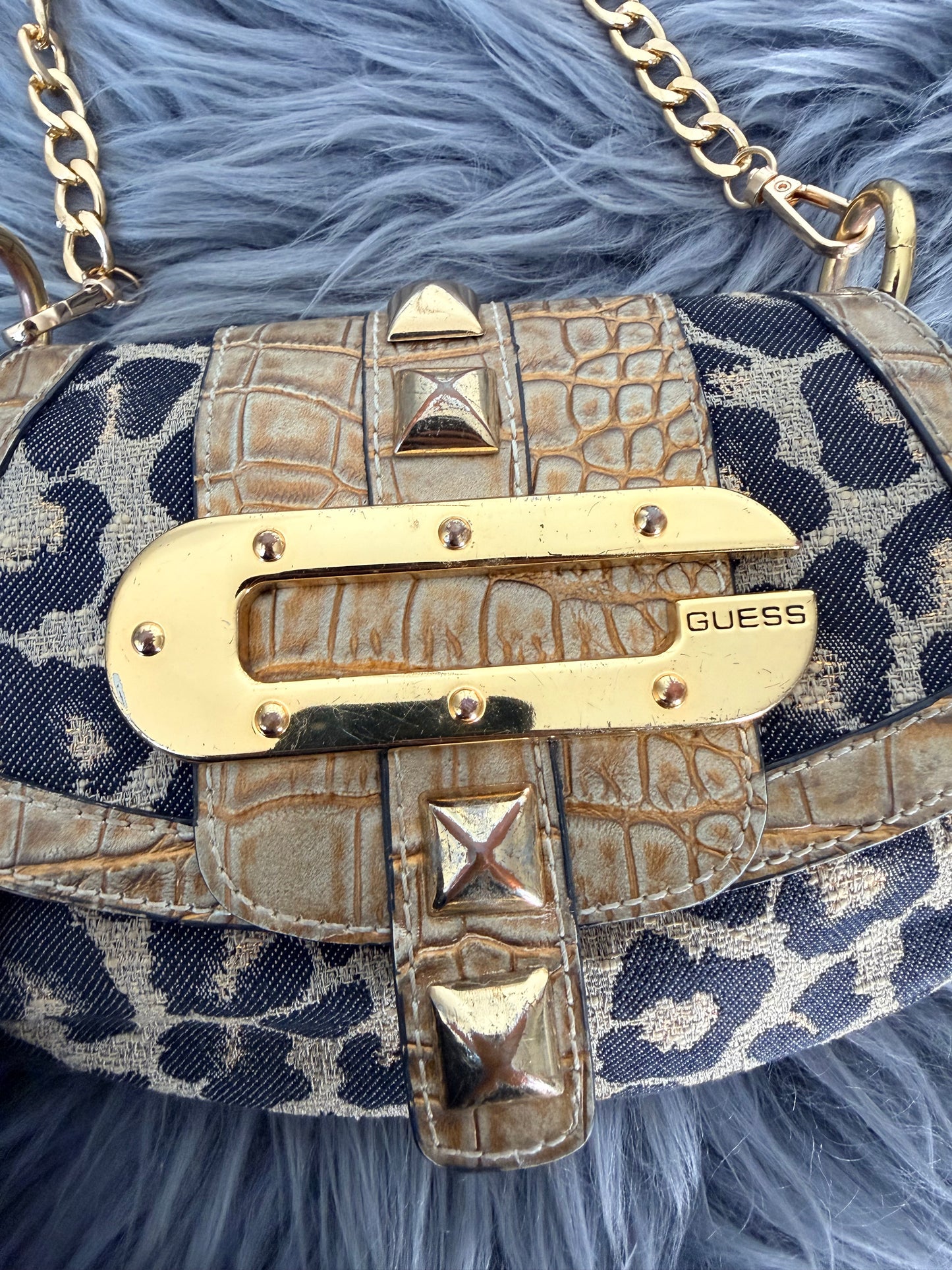 Guess vintage Tasche y2k rare Leopard