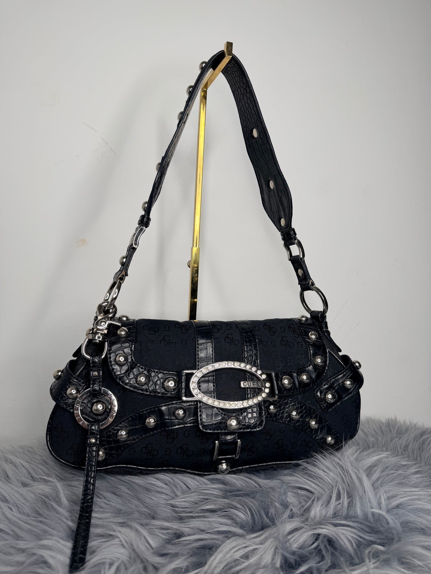 Guess vintage Tasche y2k rare echt Leder Details