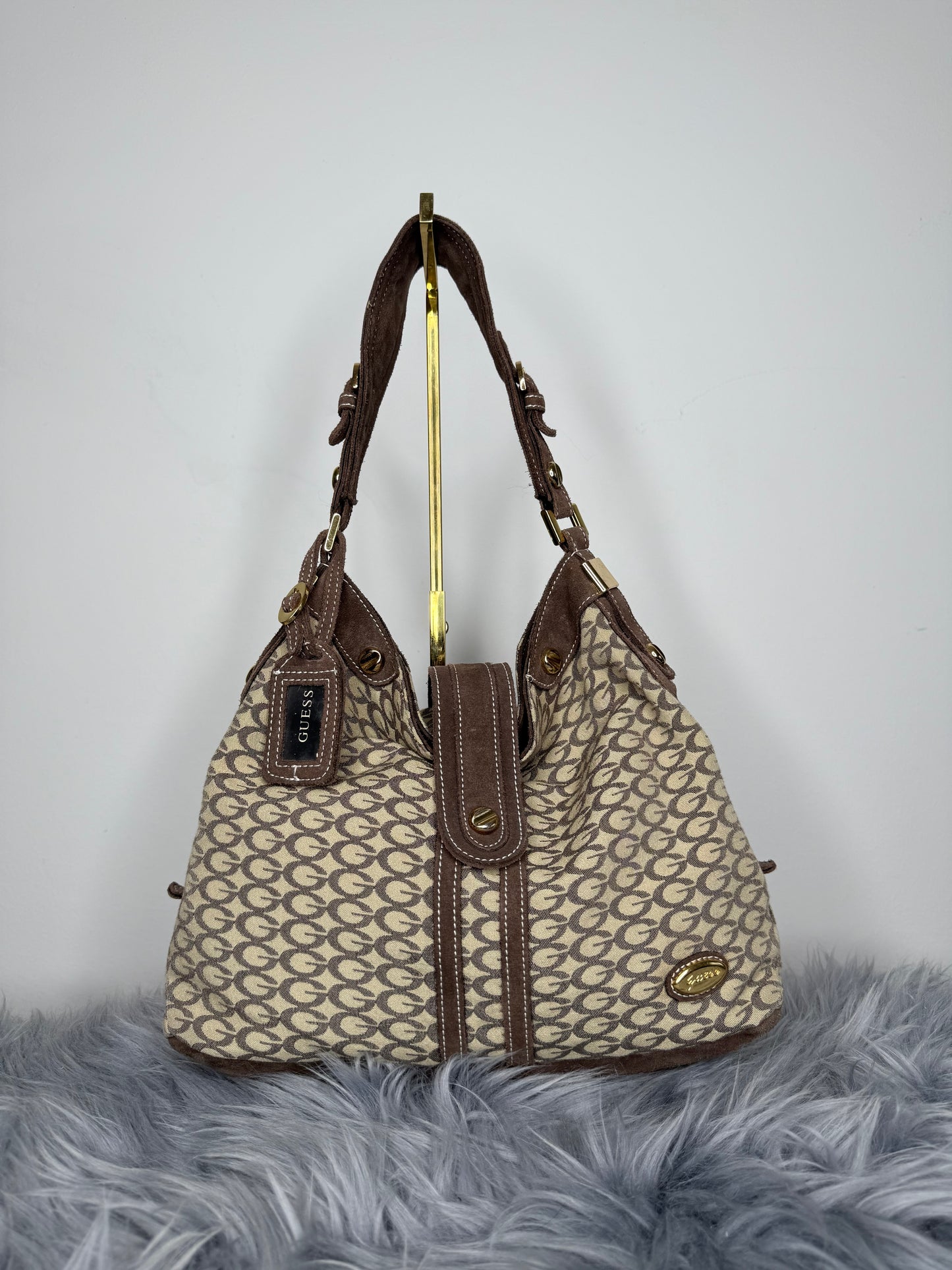 Guess vintage Tasche y2k rare beige braun