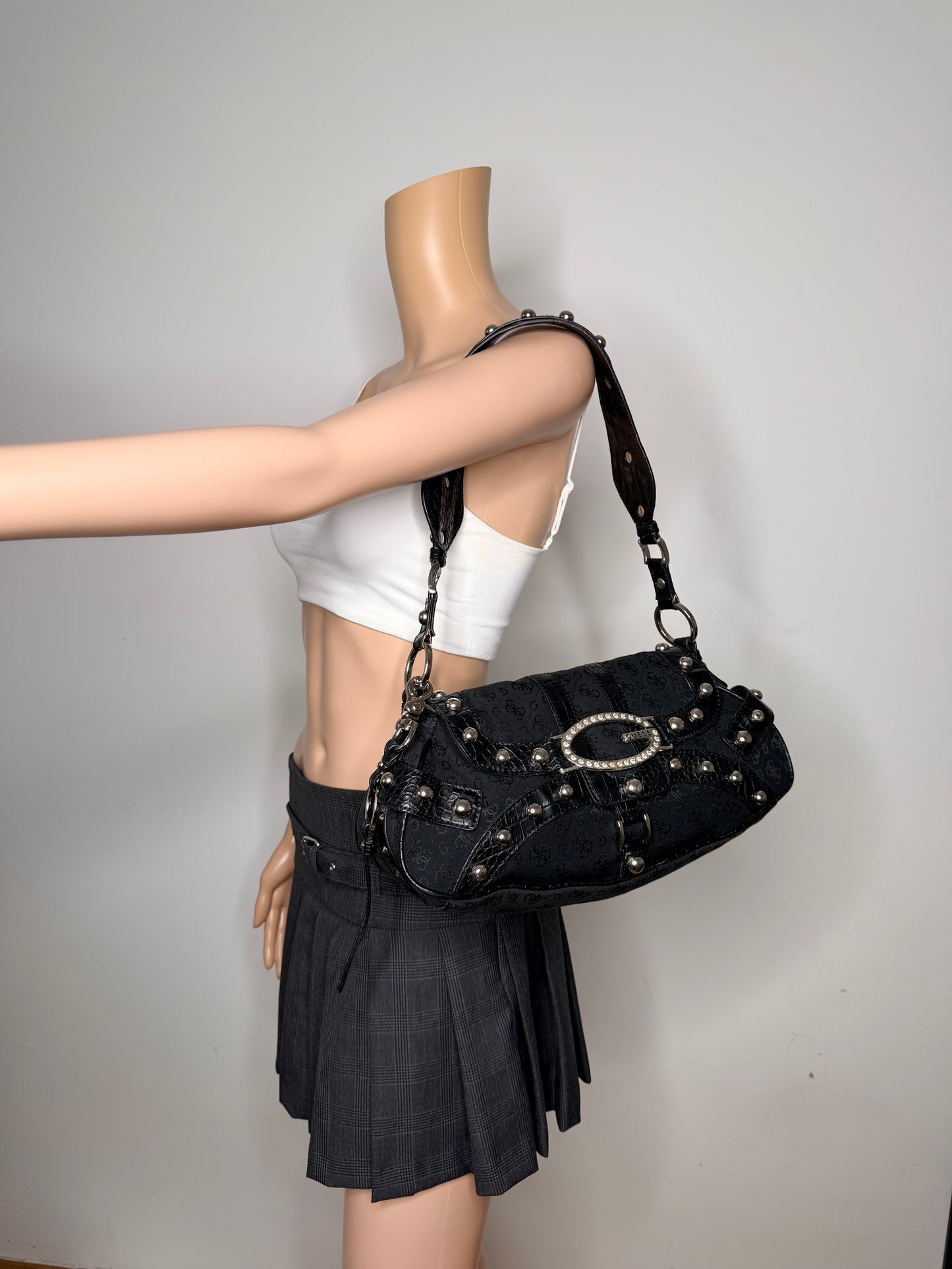 Guess vintage Tasche y2k rare echt Leder Details