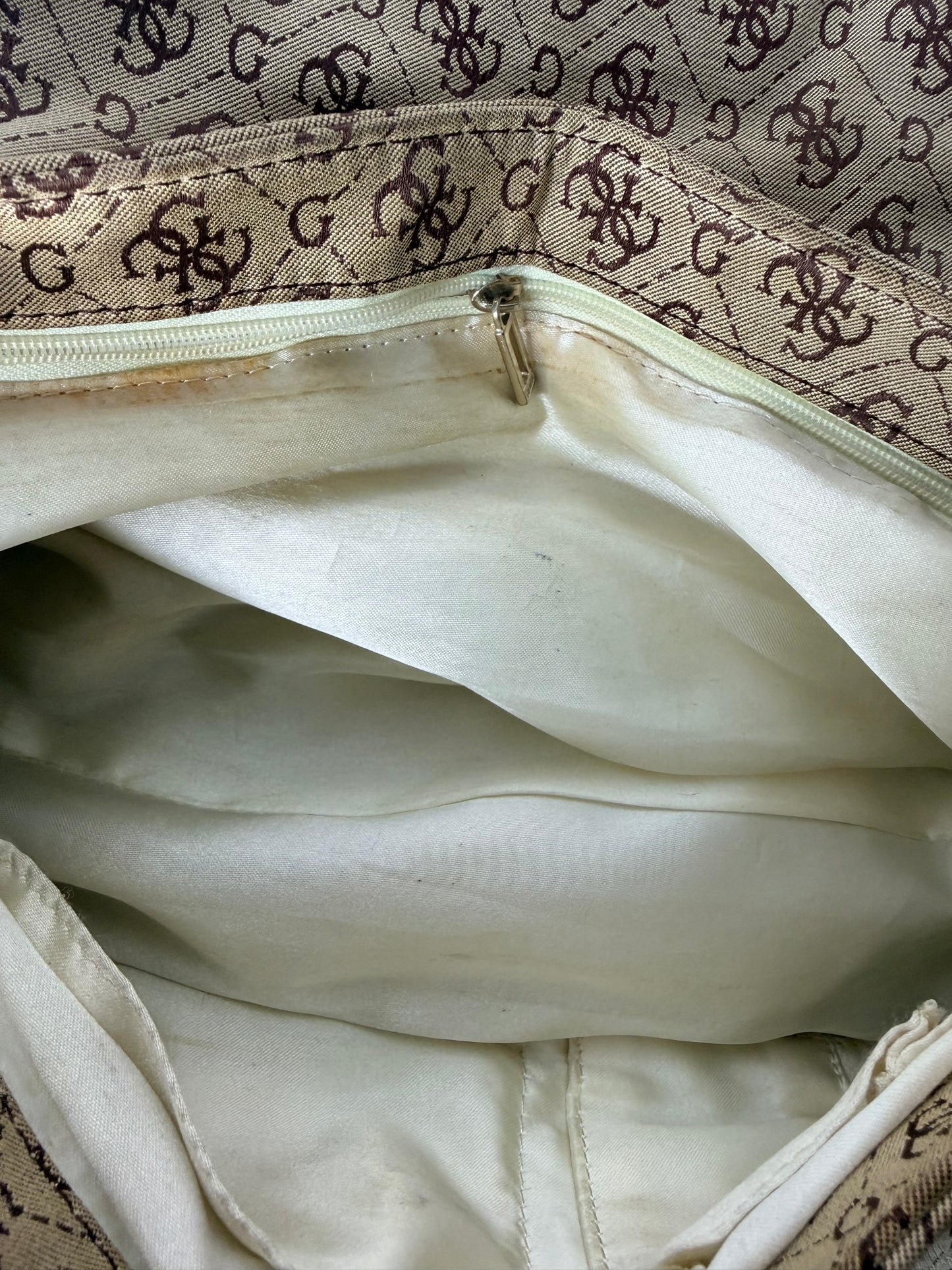 Guess vintage Tasche echt Leder Details