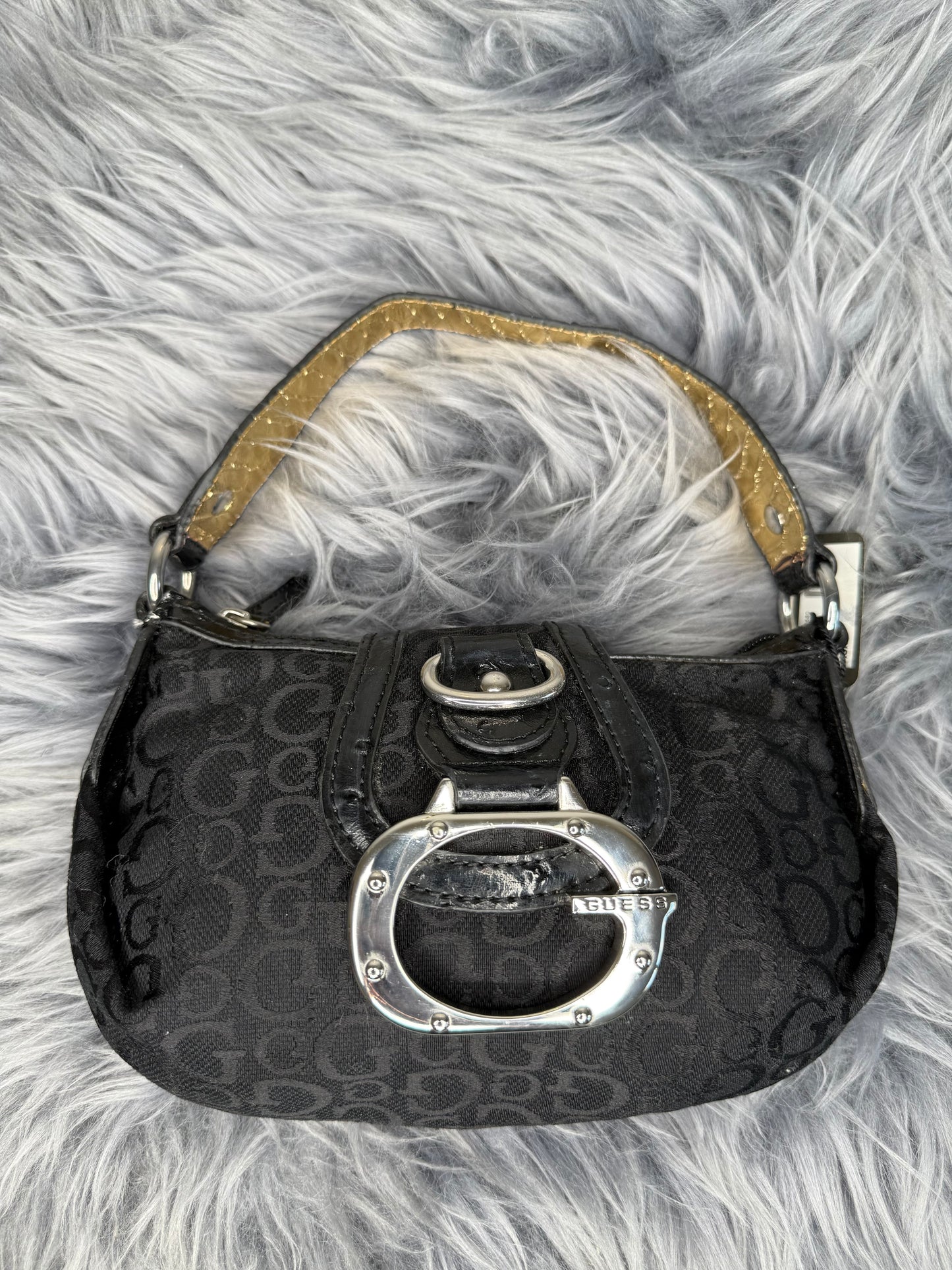 Guess Vintage Tasche Y2k Rare schwarz