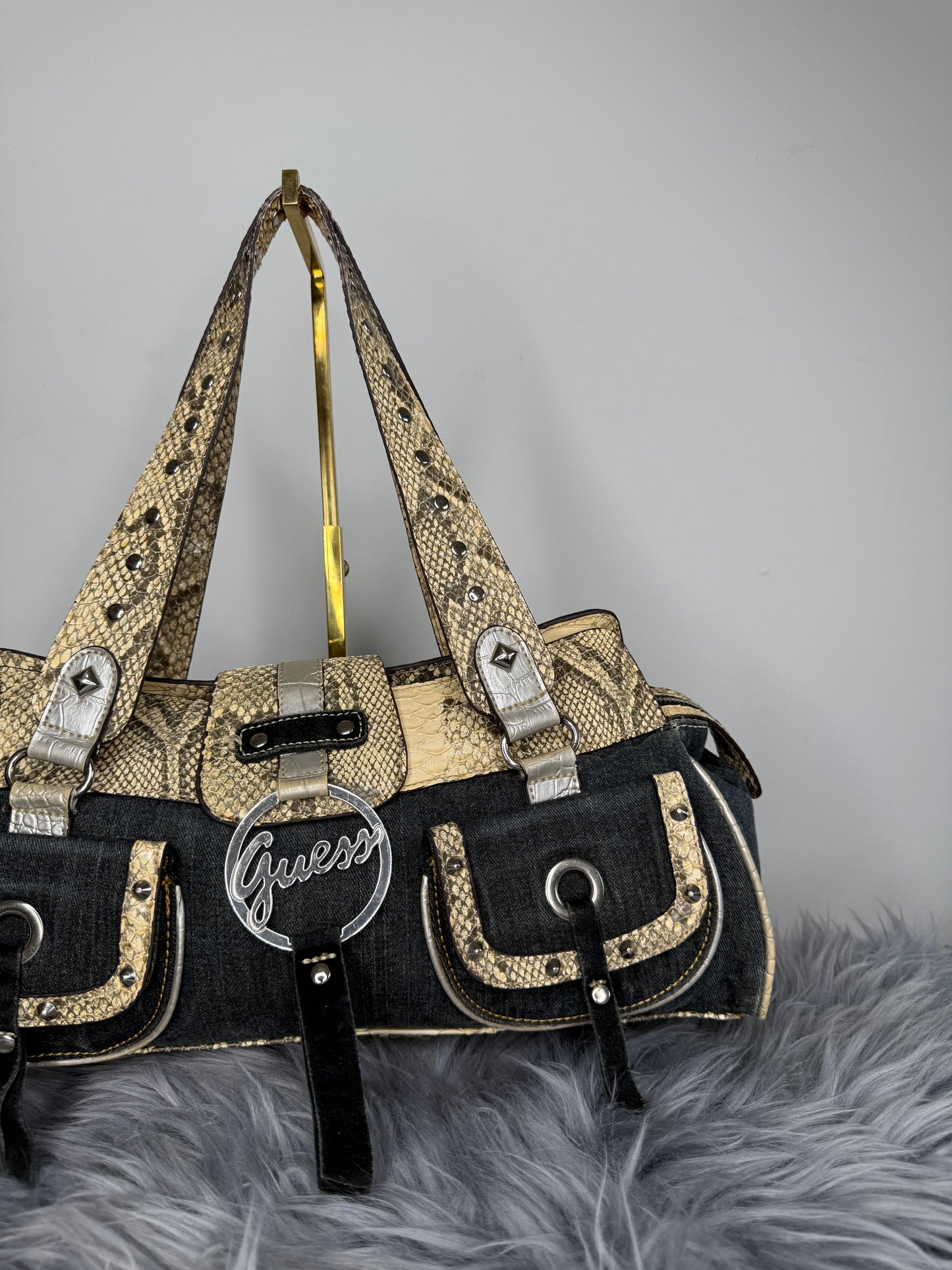 Guess vintage Tasche y2k rare denim blau