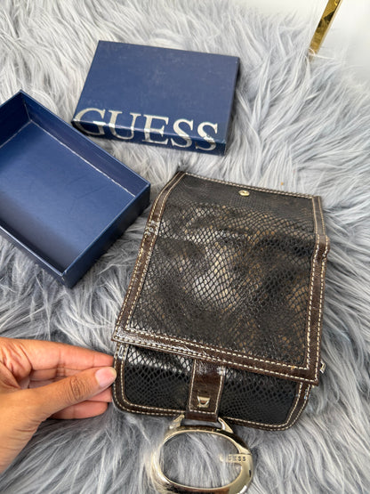Guess Vintage Tasche Y2k Geldbörse braun neu