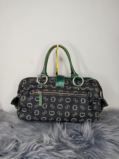 Guess vintage Tasche y2k rare Denim grün