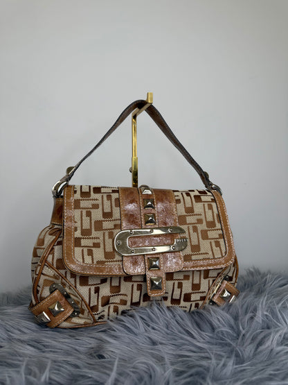 Guess vintage Tasche braun beige