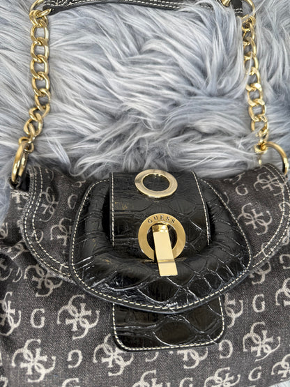 Guess Vintage Tasche Y2k denim grau