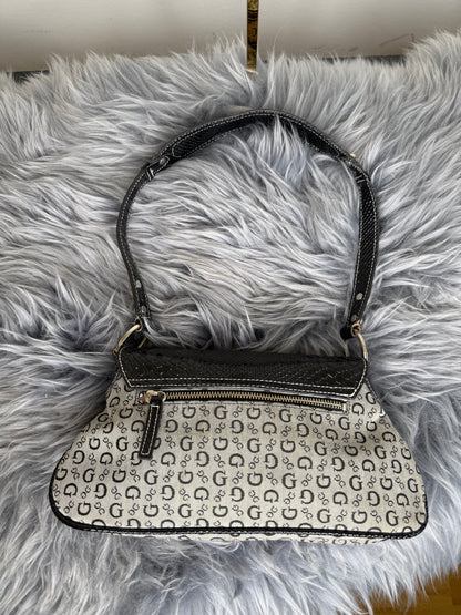 Guess vintage Tasche y2k rare grau schwarz