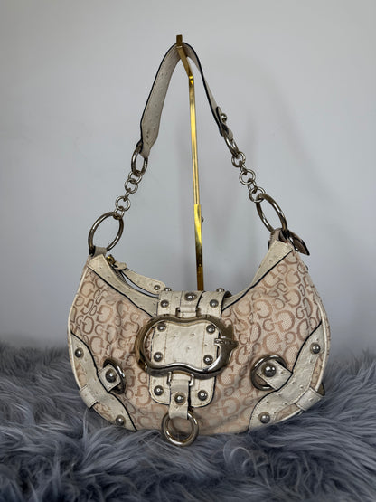 Guess Vintage Tasche Y2k Rare Beige