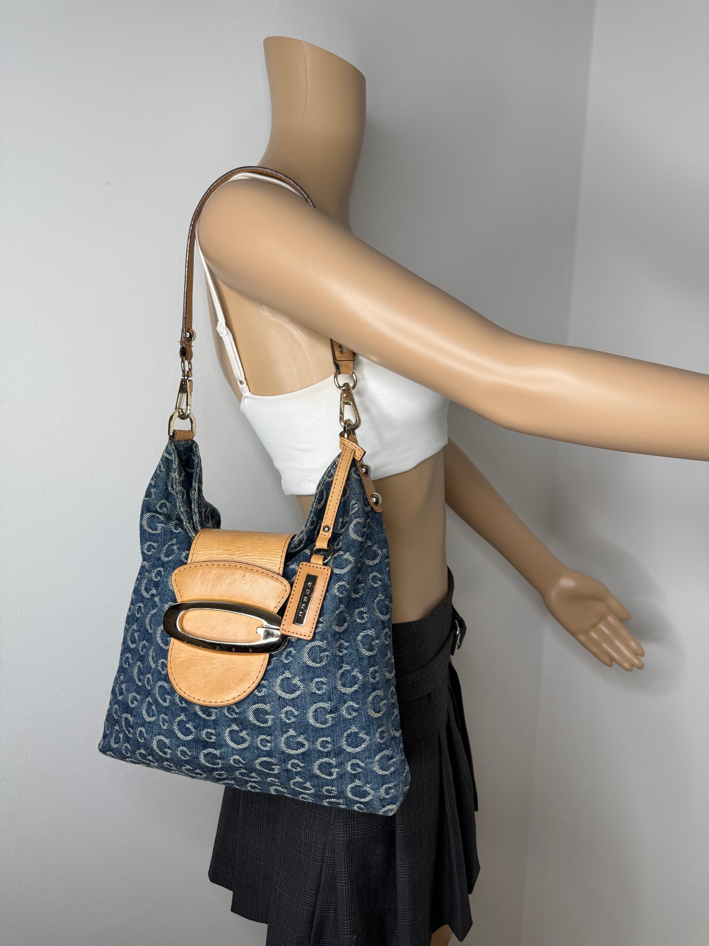 Guess vintage Tasche y2k rare denim blau