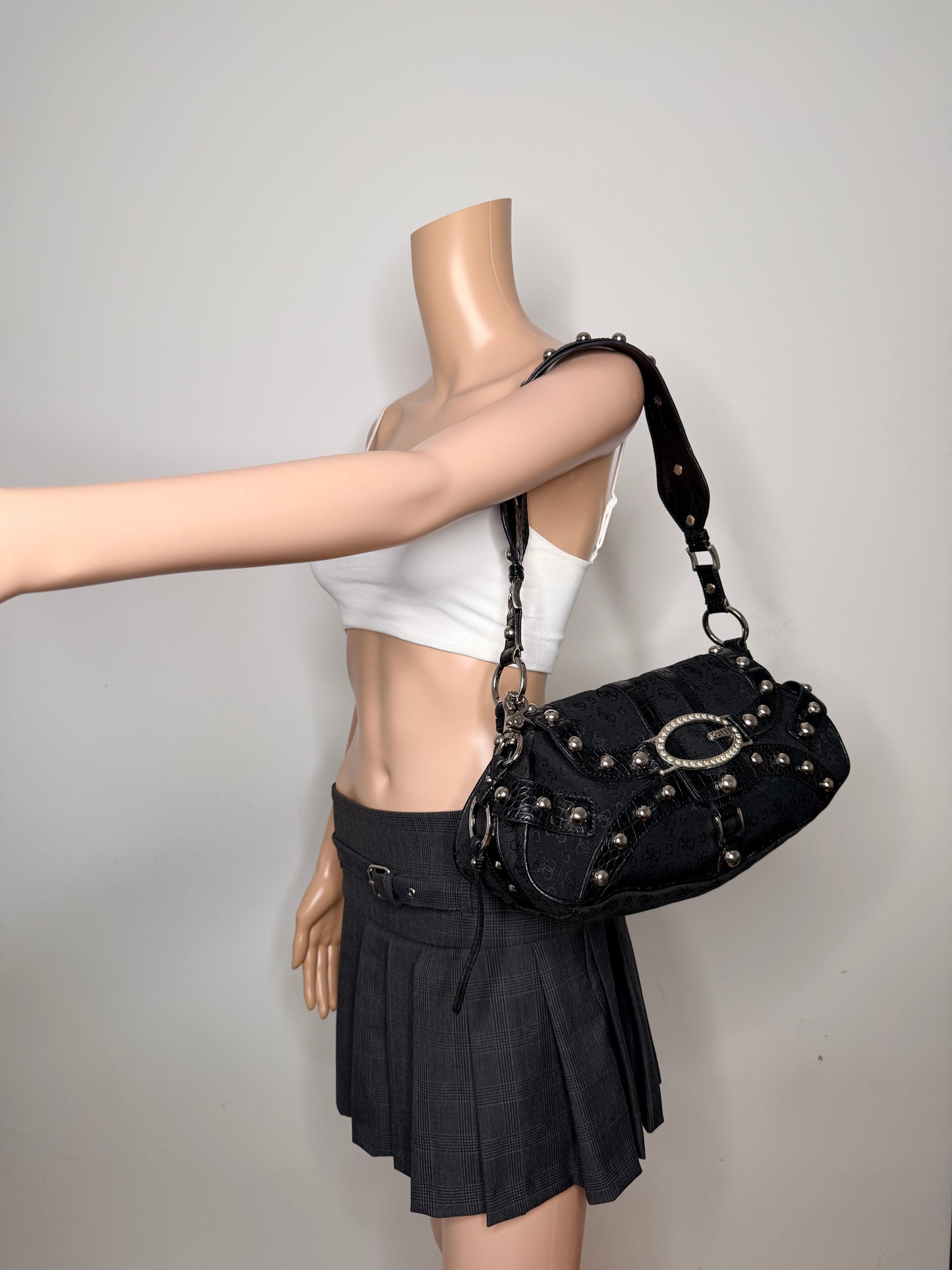 Guess vintage Tasche y2k rare echt Leder Details