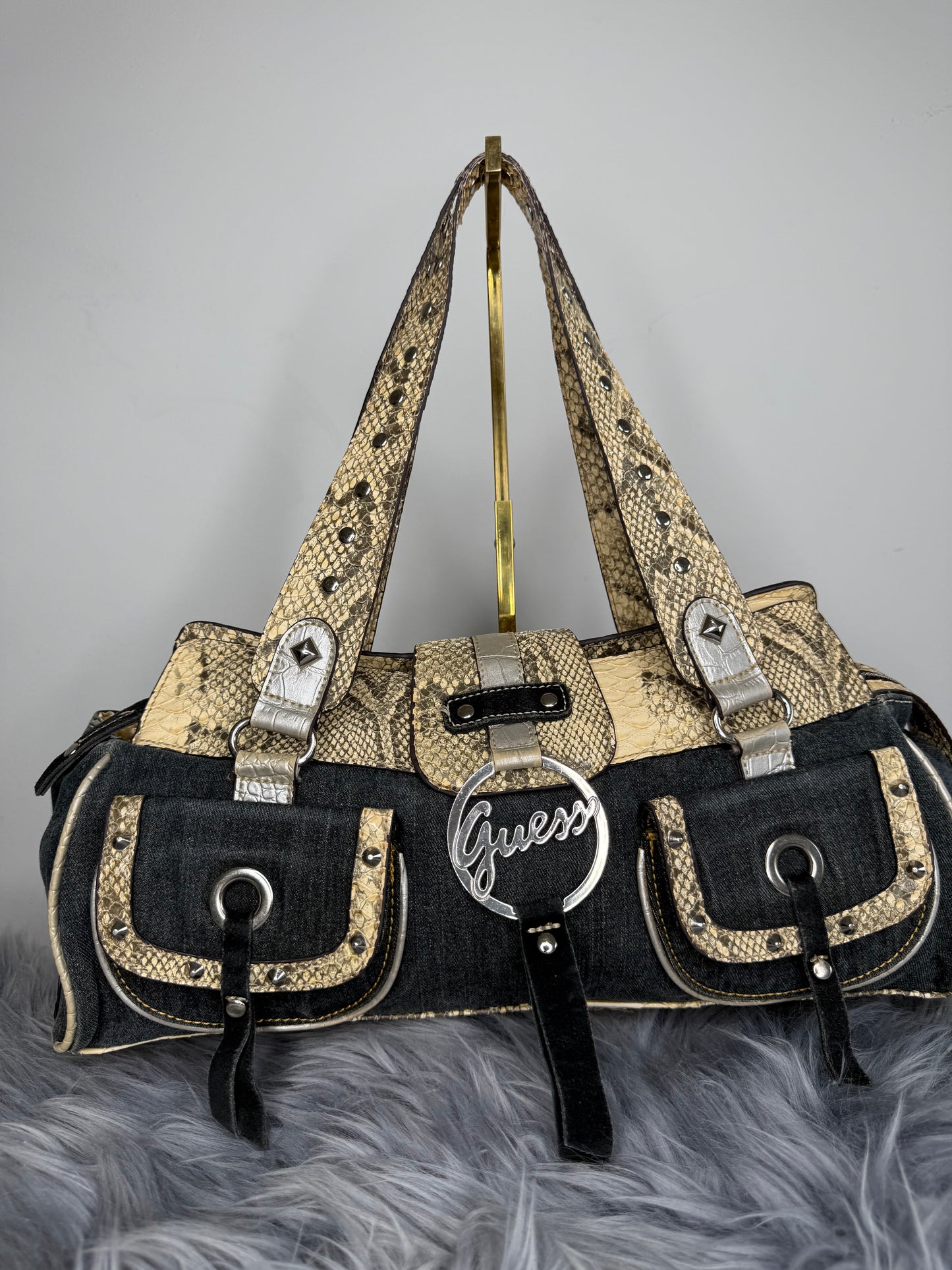 Guess vintage Tasche y2k rare denim blau