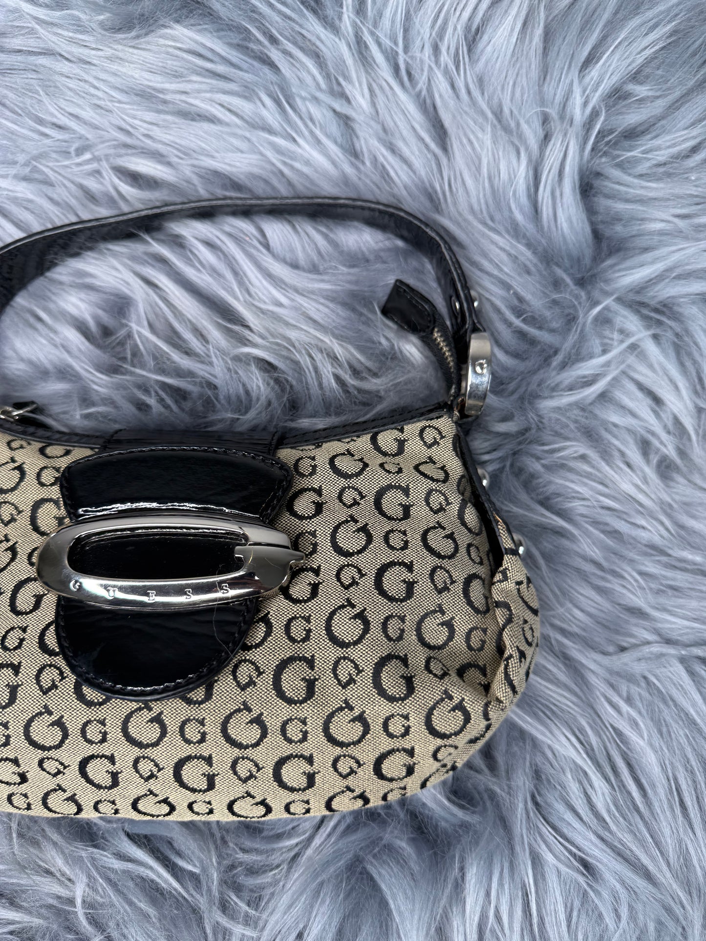 Guess vintage Tasche y2k rare braun schwarz