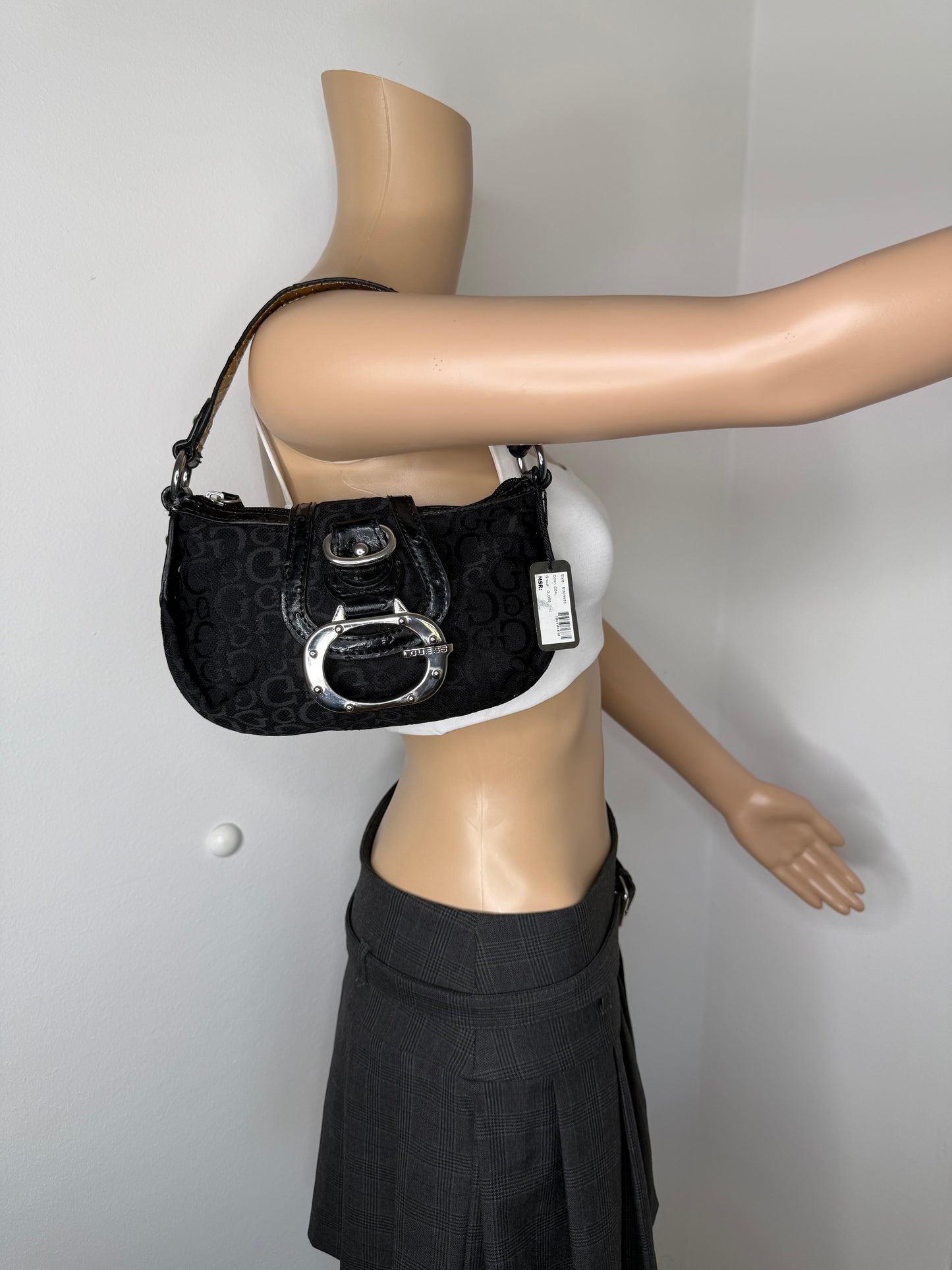 Guess Vintage Tasche Y2k Rare schwarz