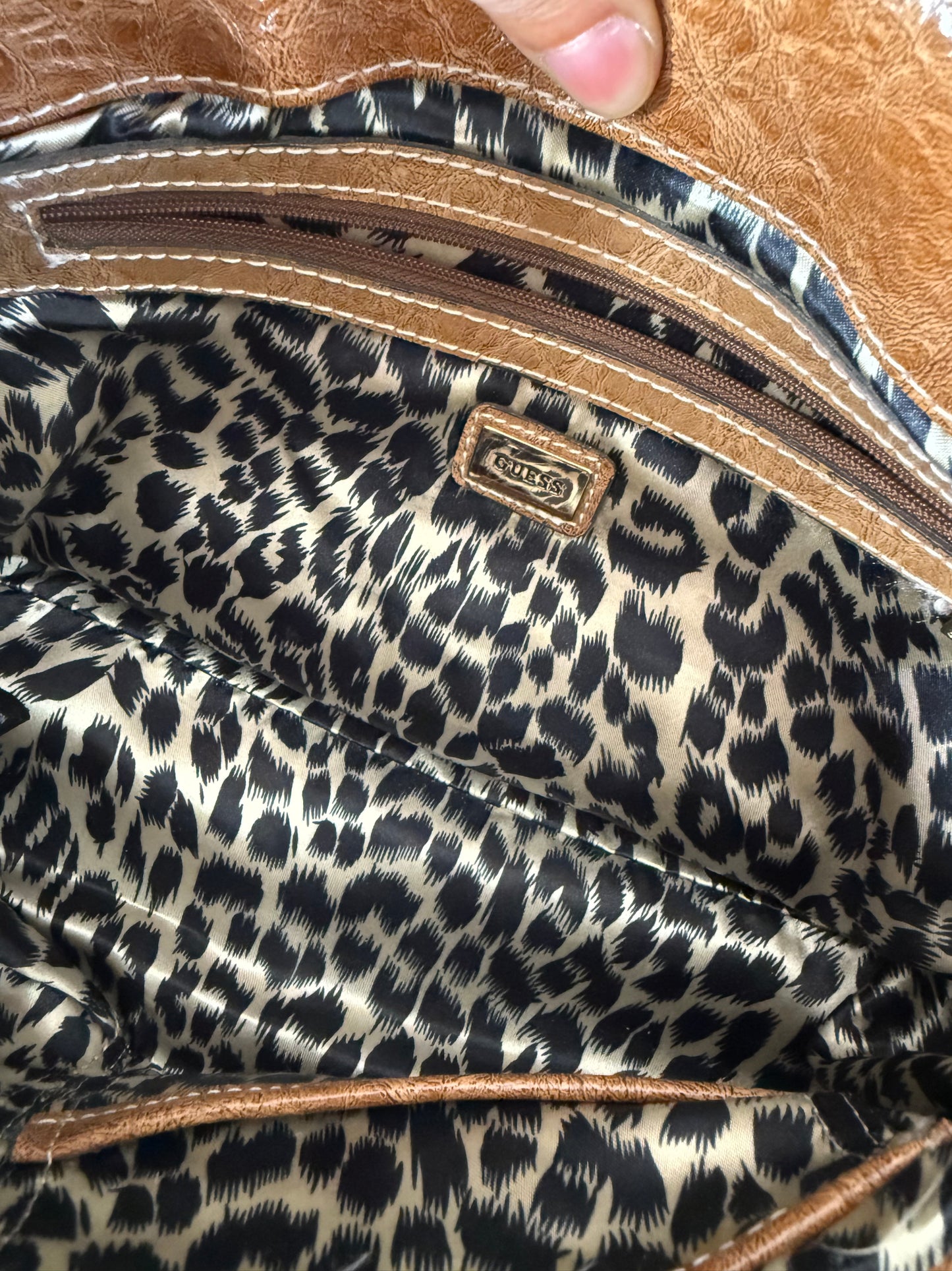 Guess vintage Tasche braun beige