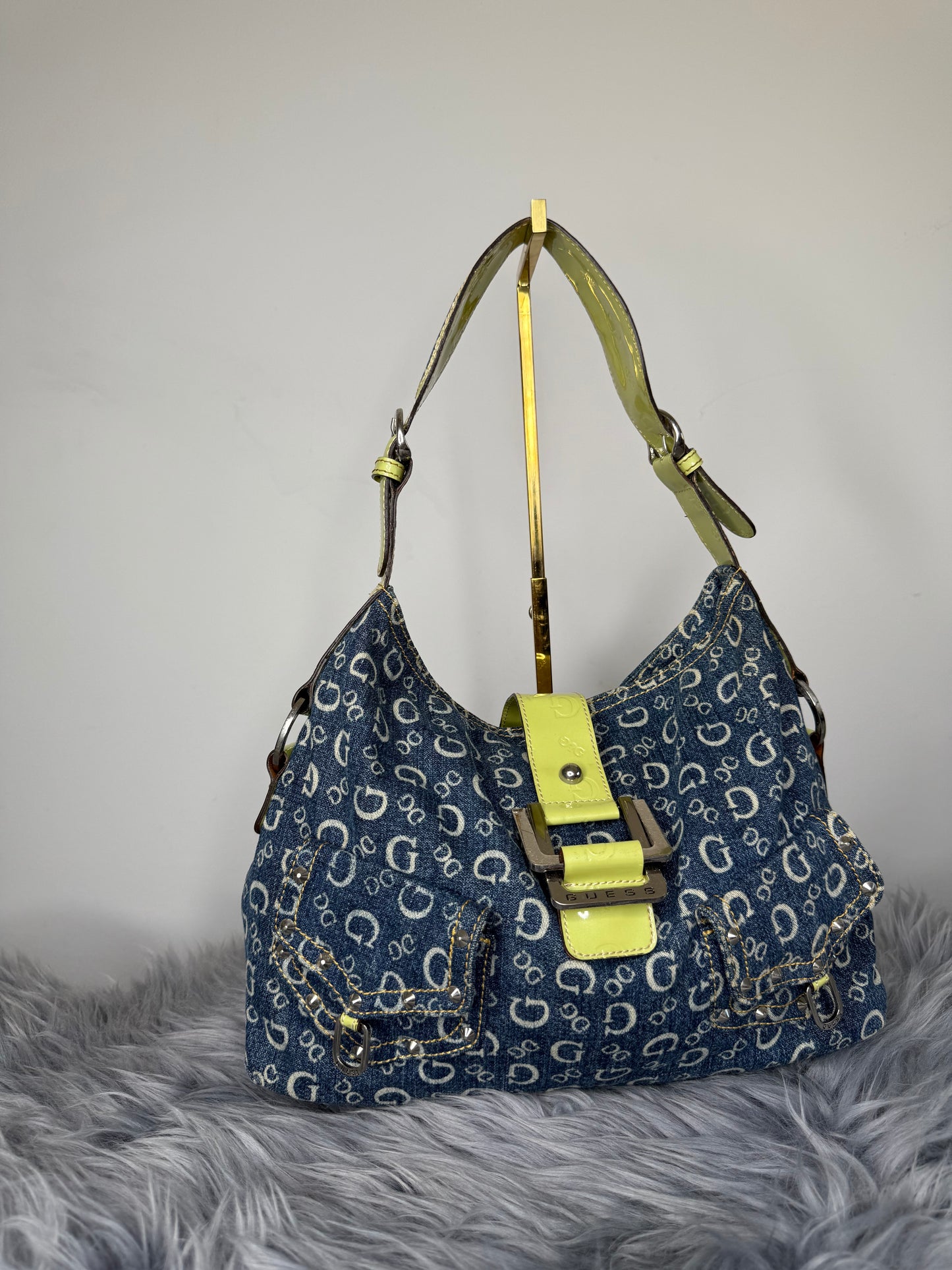 Guess vintage Tasche denim blau