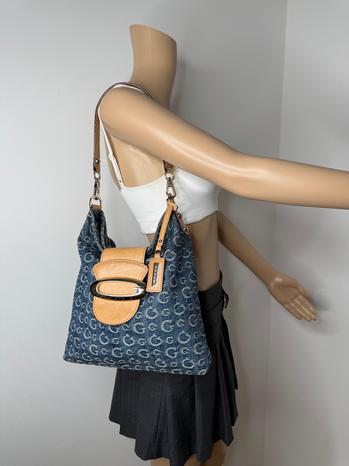 Guess vintage Tasche y2k rare denim blau