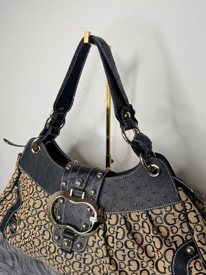 Guess vintage Tasche y2k rare beige schwarz