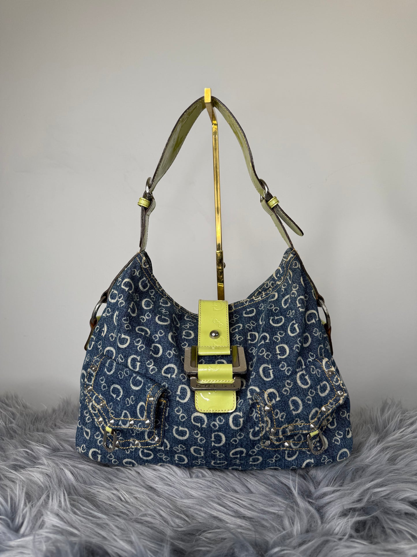 Guess vintage Tasche denim blau