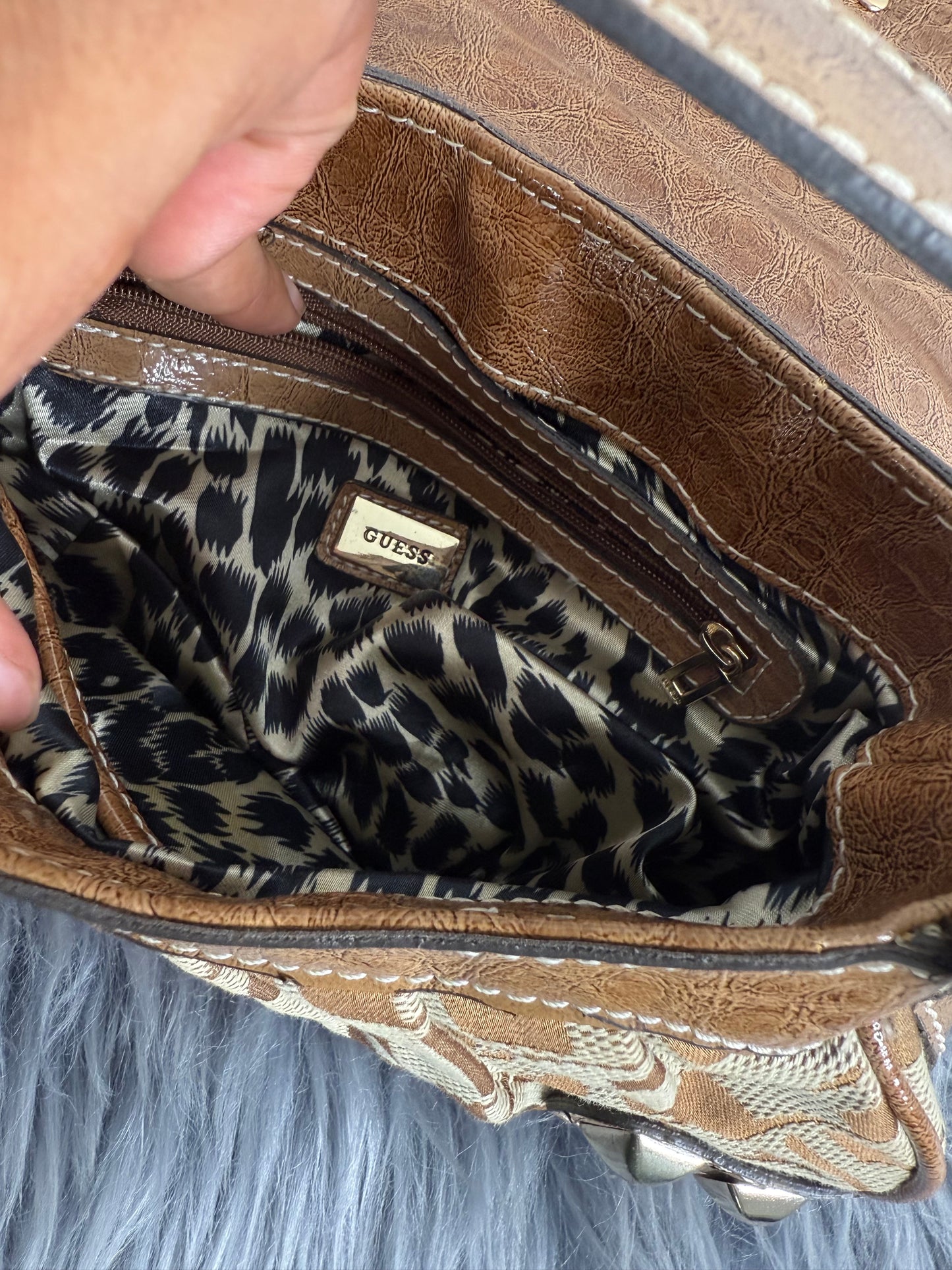 Guess vintage Tasche braun