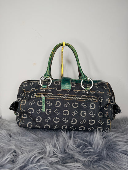 Guess vintage Tasche y2k rare Denim grün