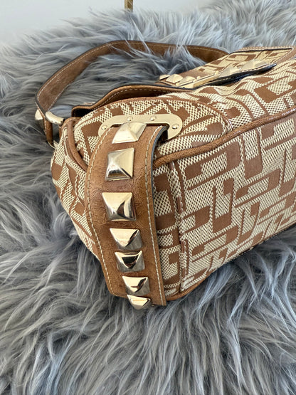 Guess vintage Tasche braun beige