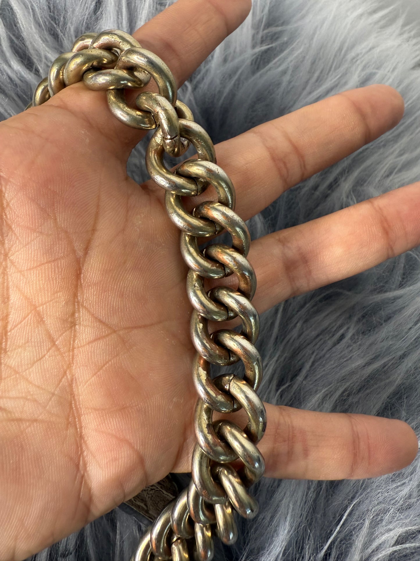 Guess vintage Tasche denim rare blau braun