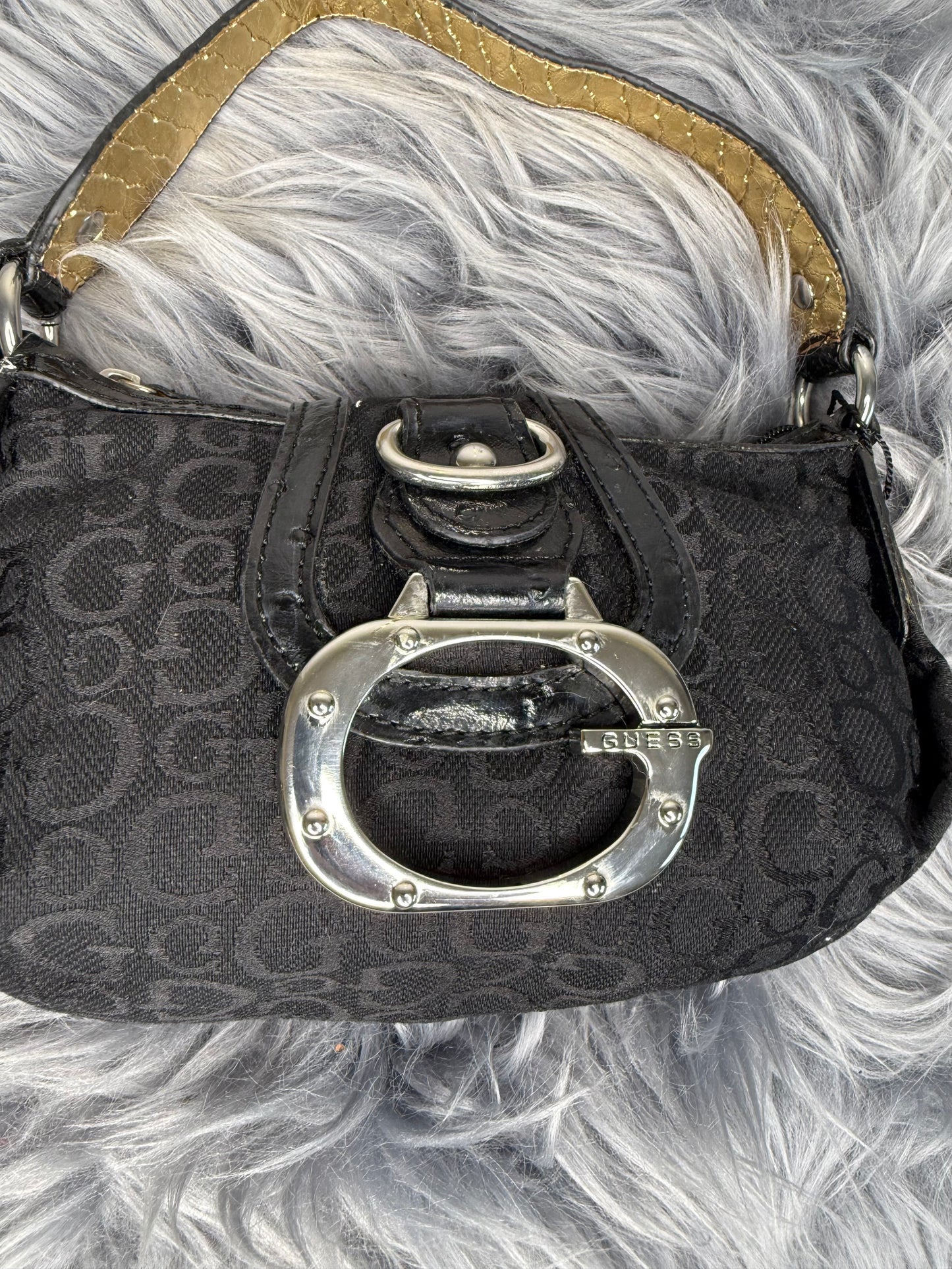 Guess Vintage Tasche Y2k Rare schwarz