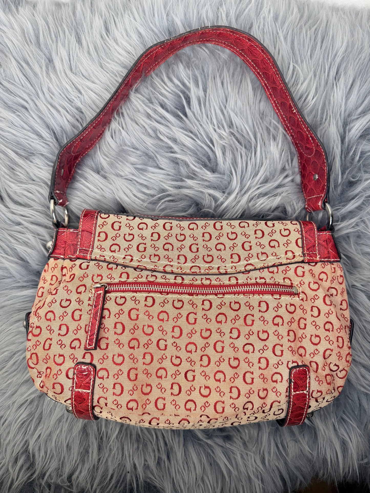 Guess vintage Tasche y2k rot denim