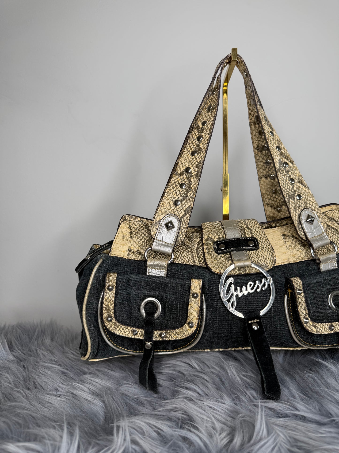 Guess vintage Tasche y2k rare denim blau