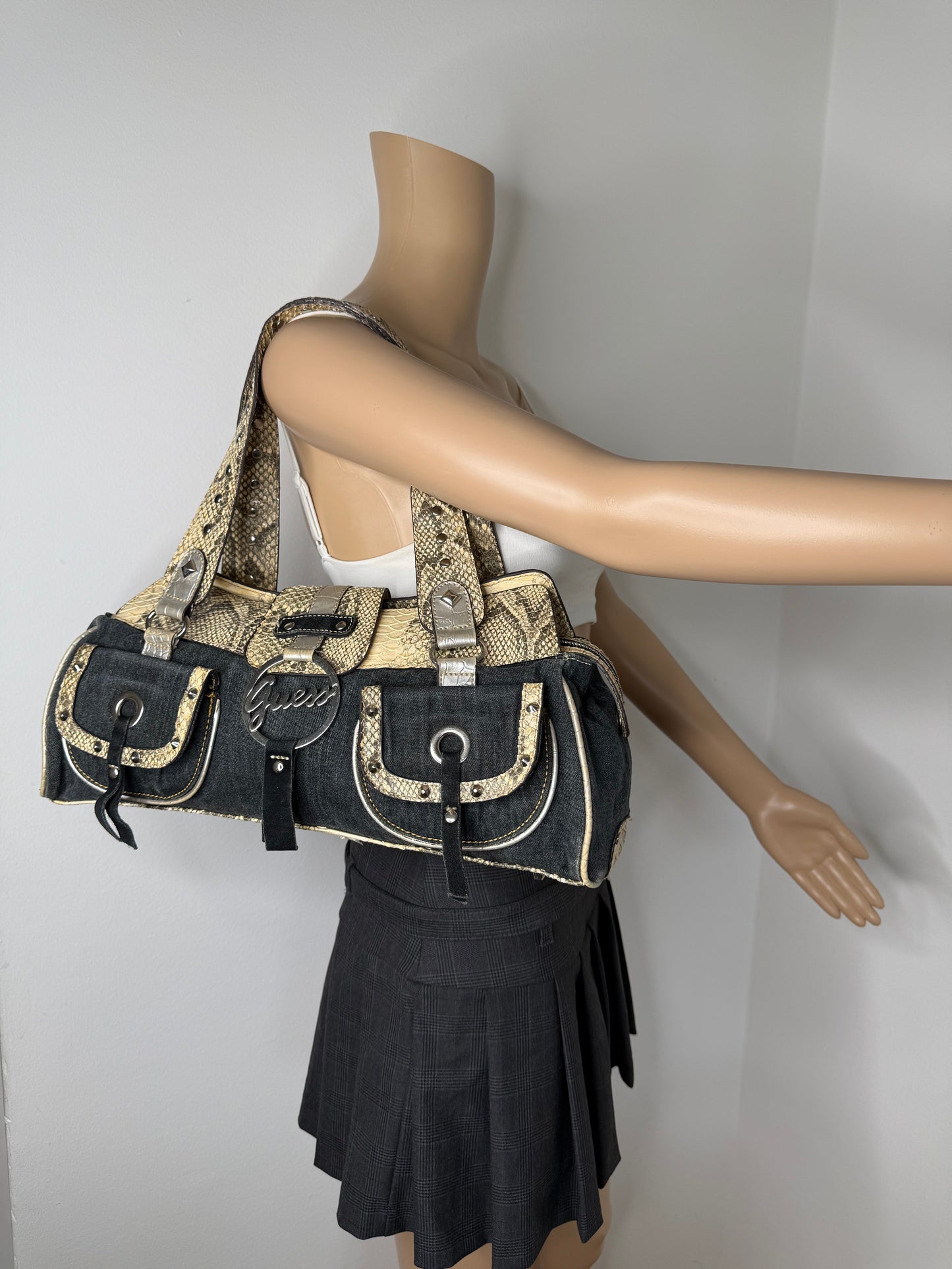 Guess vintage Tasche y2k rare denim blau