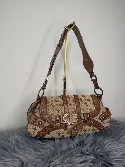 Guess vintage Tasche echt Leder Details