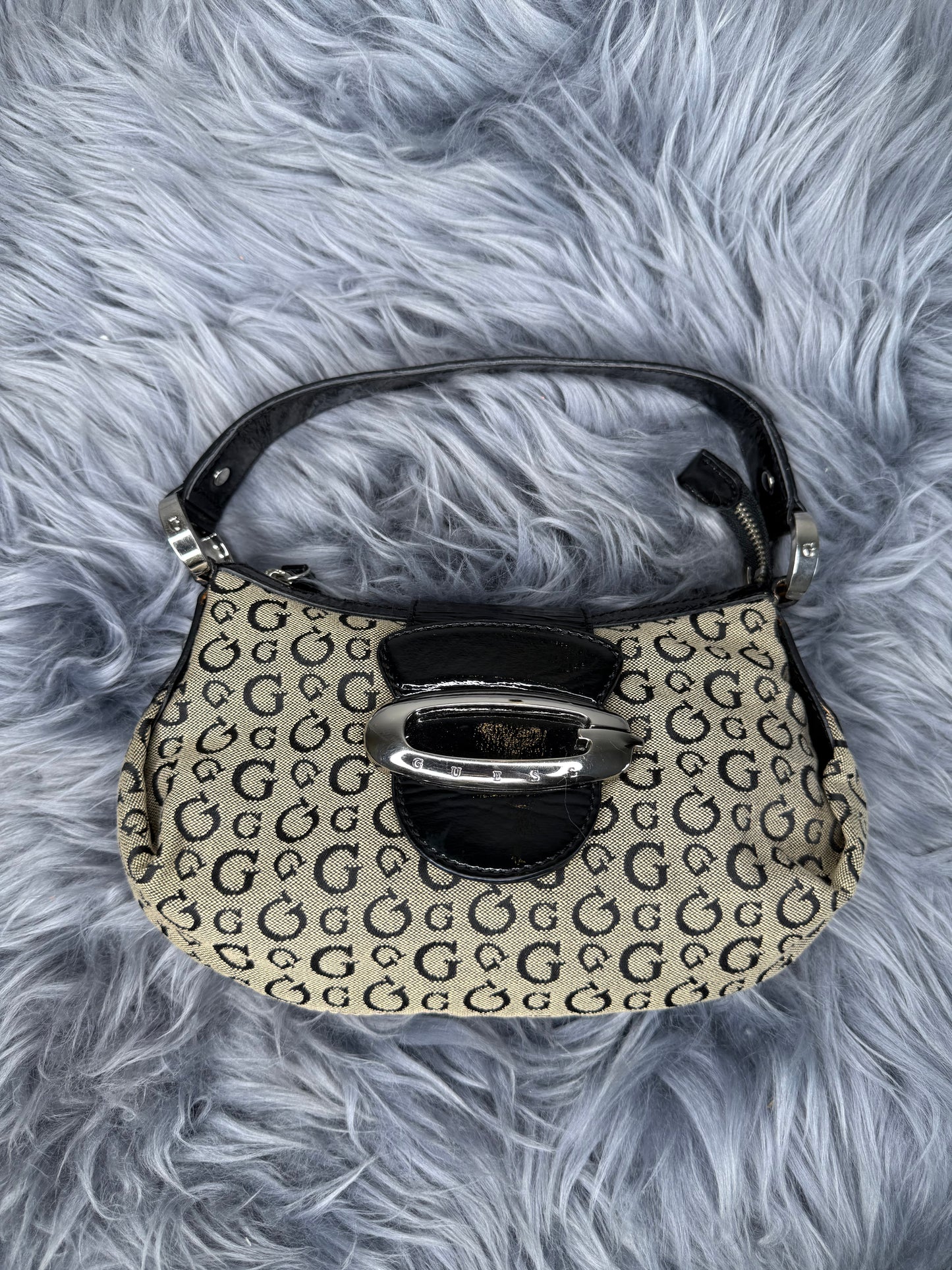 Guess vintage Tasche y2k rare braun schwarz