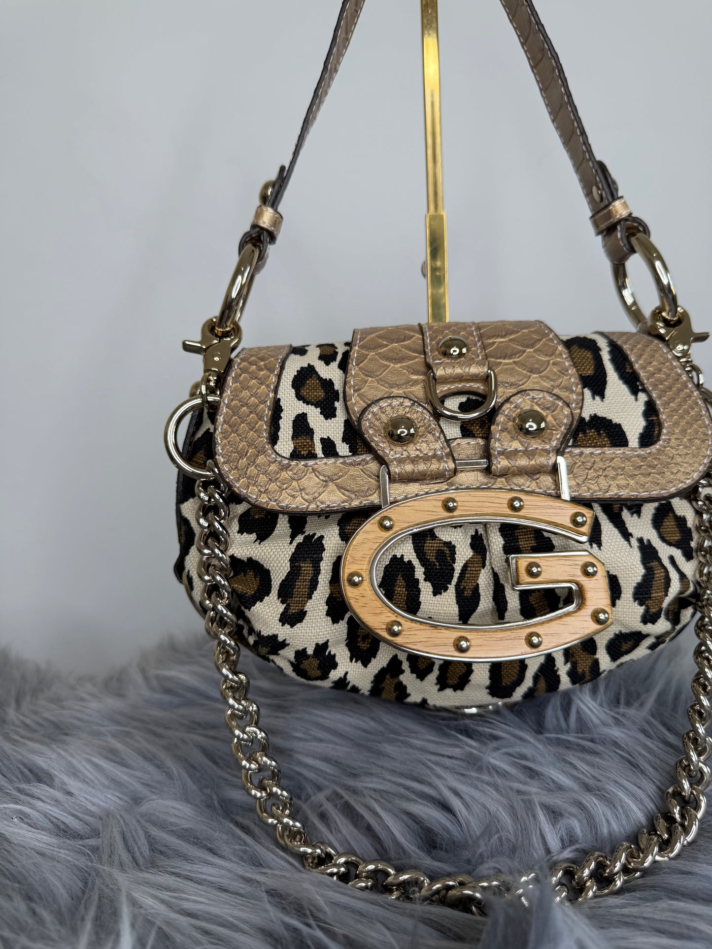 Guess vintage Tasche Leopard neuwertig
