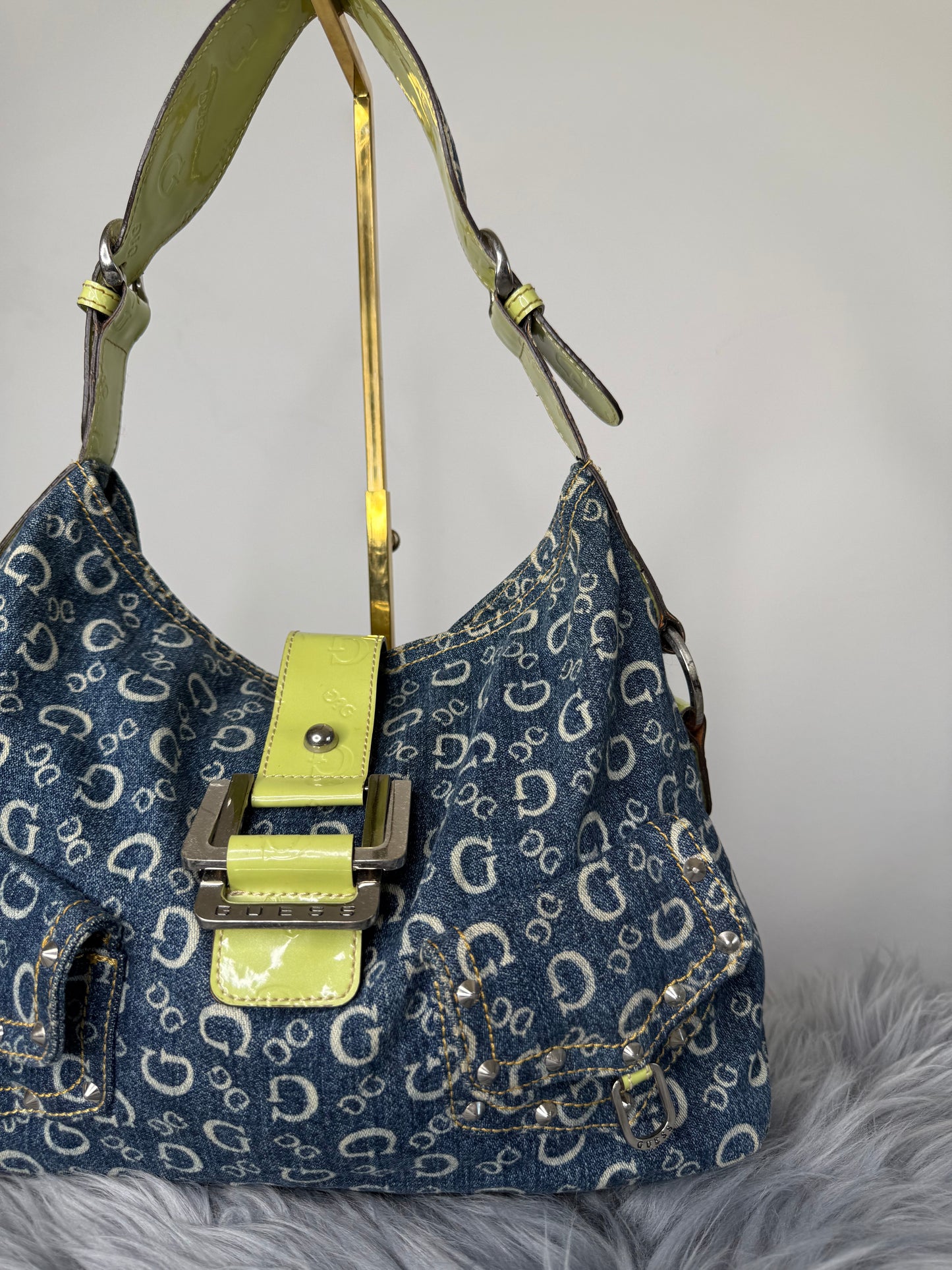Guess vintage Tasche denim blau
