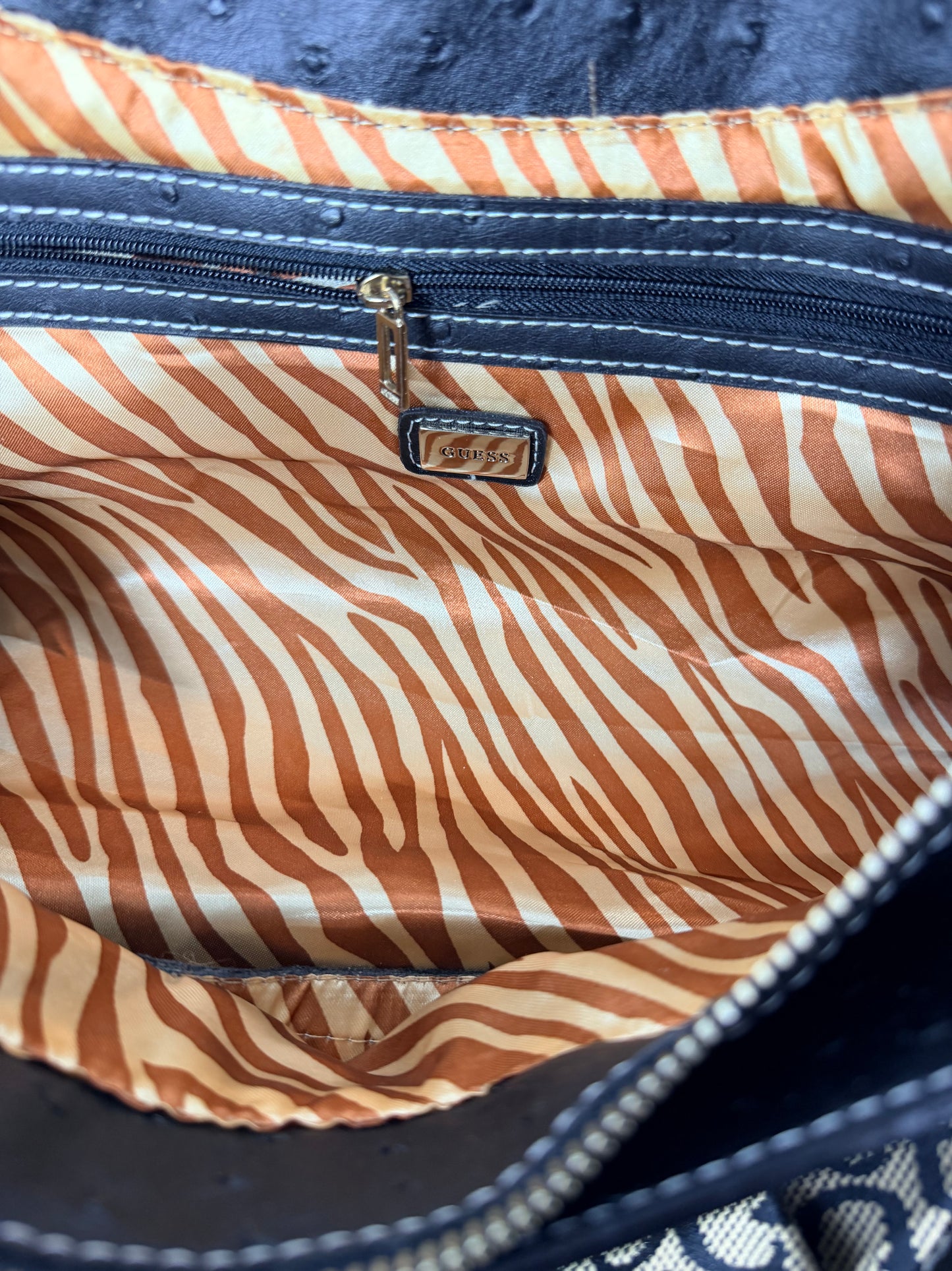 Guess vintage Tasche y2k rare beige schwarz