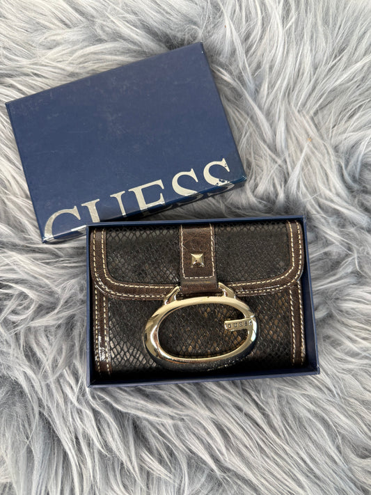 Guess Vintage Tasche Y2k Geldbörse braun neu