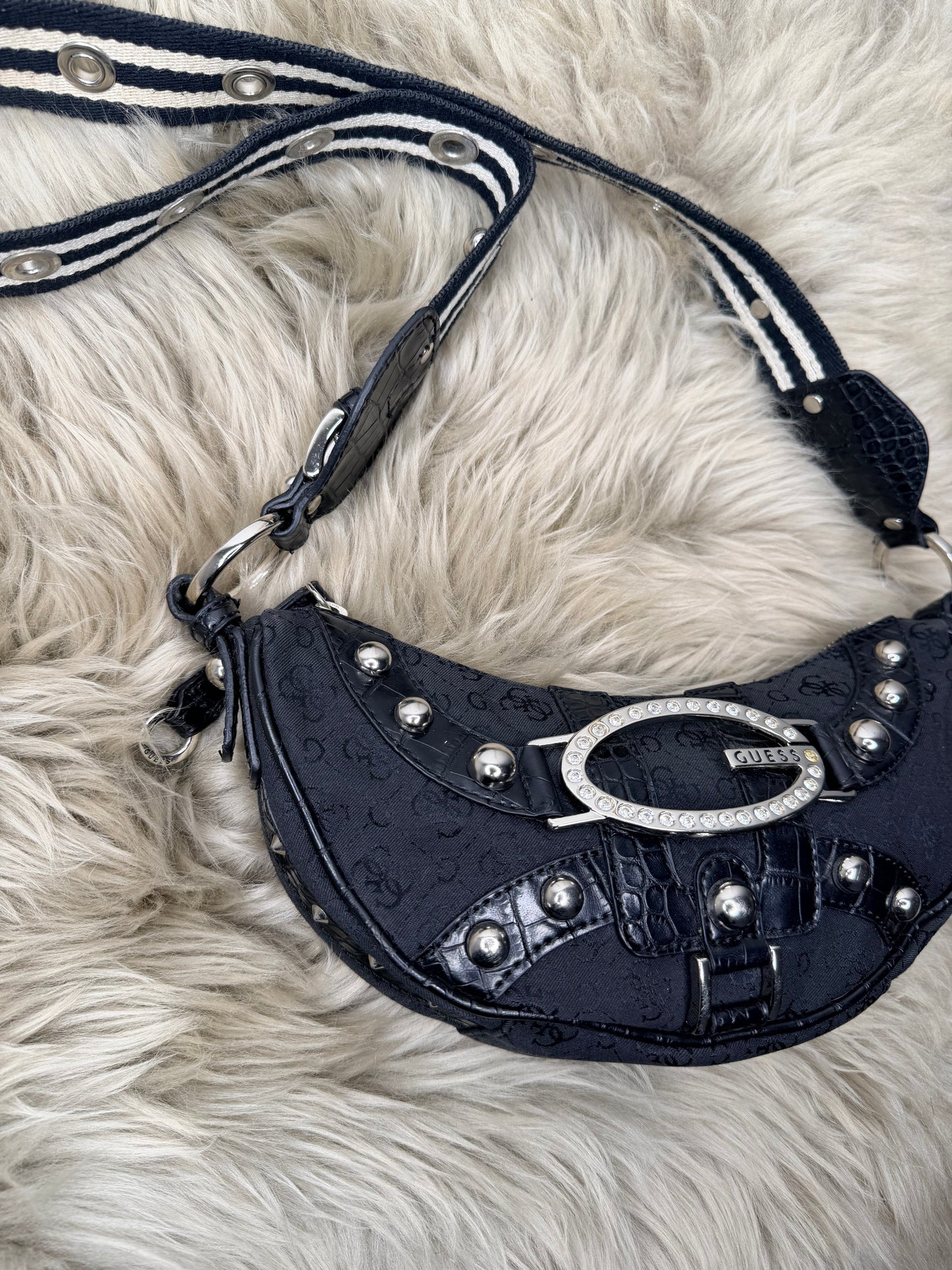 Guess vintage Tasche y2k rare echt Leder Details