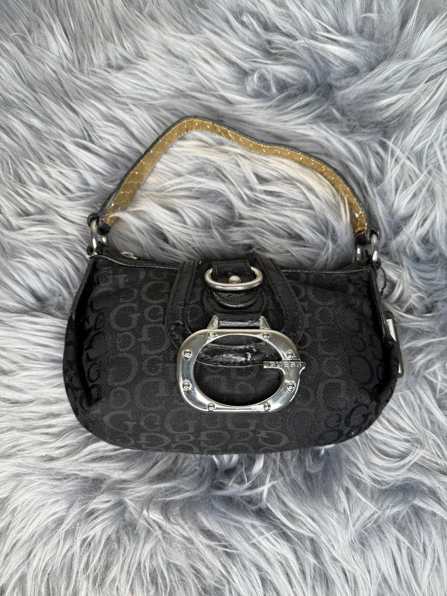 Guess Vintage Tasche Y2k Rare schwarz