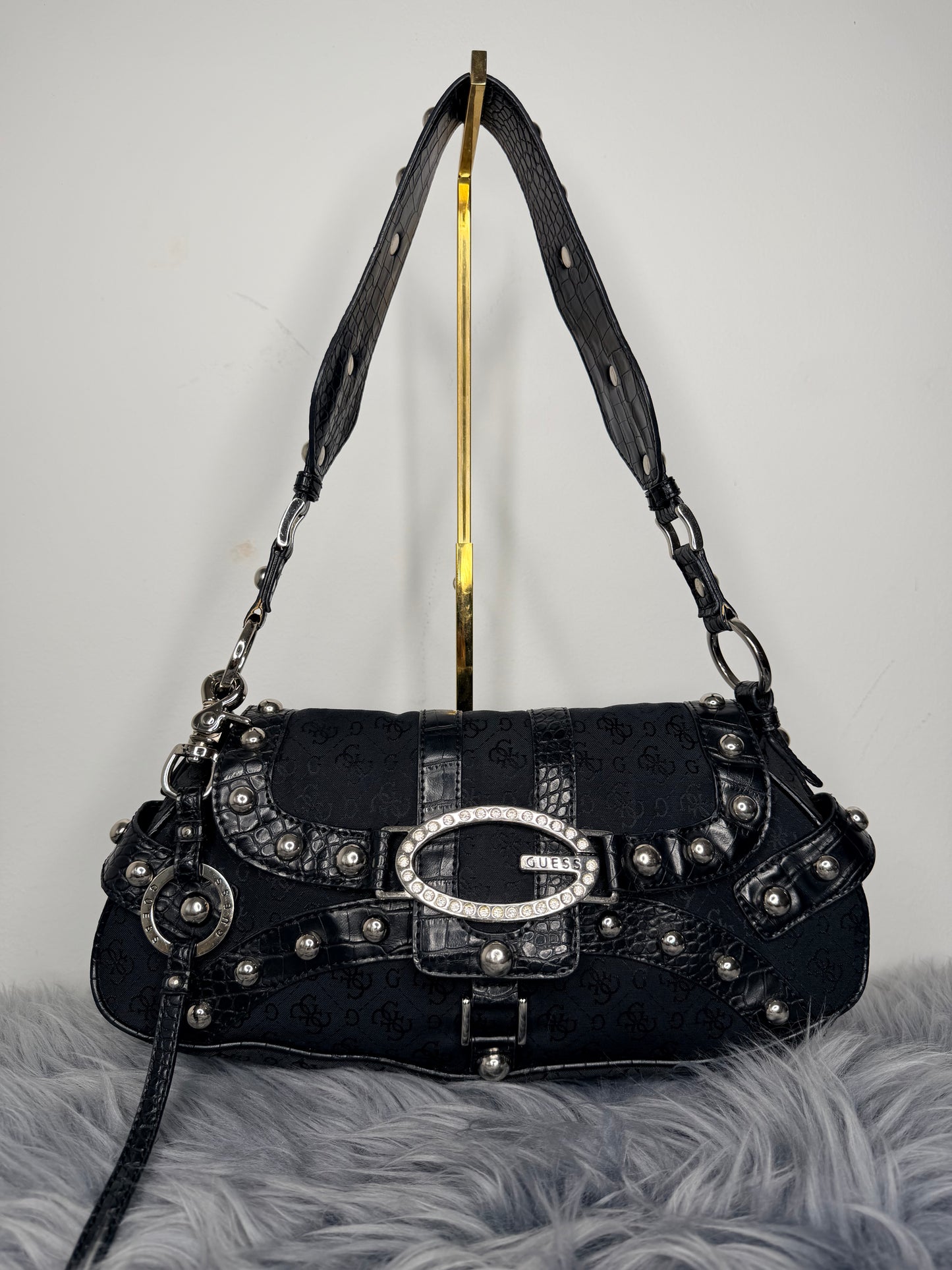 Guess vintage Tasche y2k rare echt Leder Details