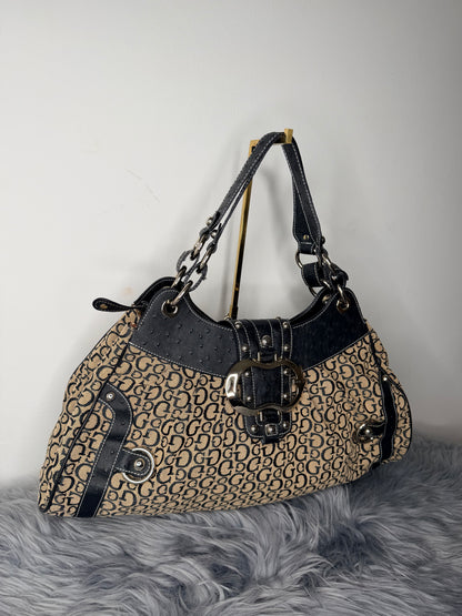 Guess vintage Tasche y2k rare beige schwarz