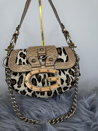 Guess vintage Tasche Leopard neuwertig