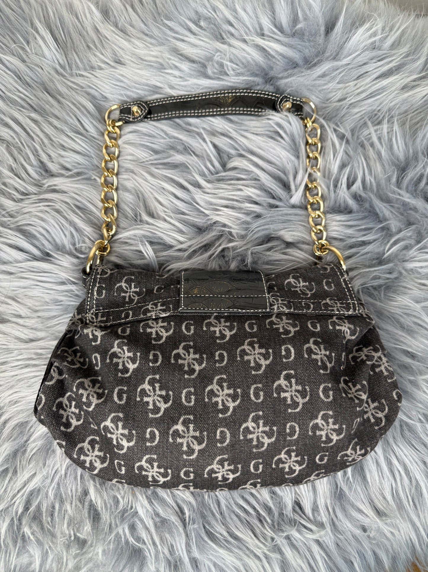 Guess Vintage Tasche Y2k denim grau
