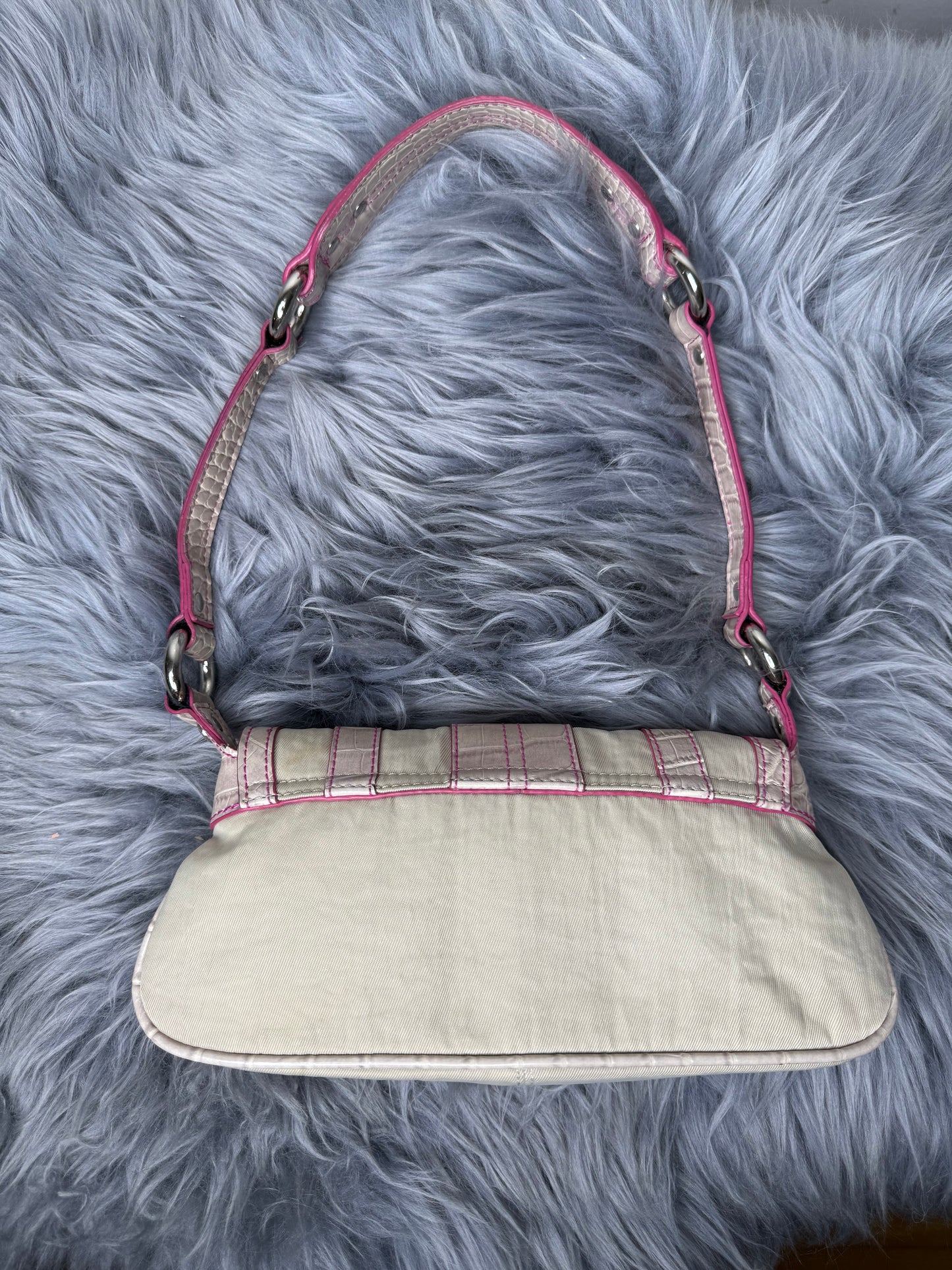 Guess vintage Tasche y2k rare rosa beige