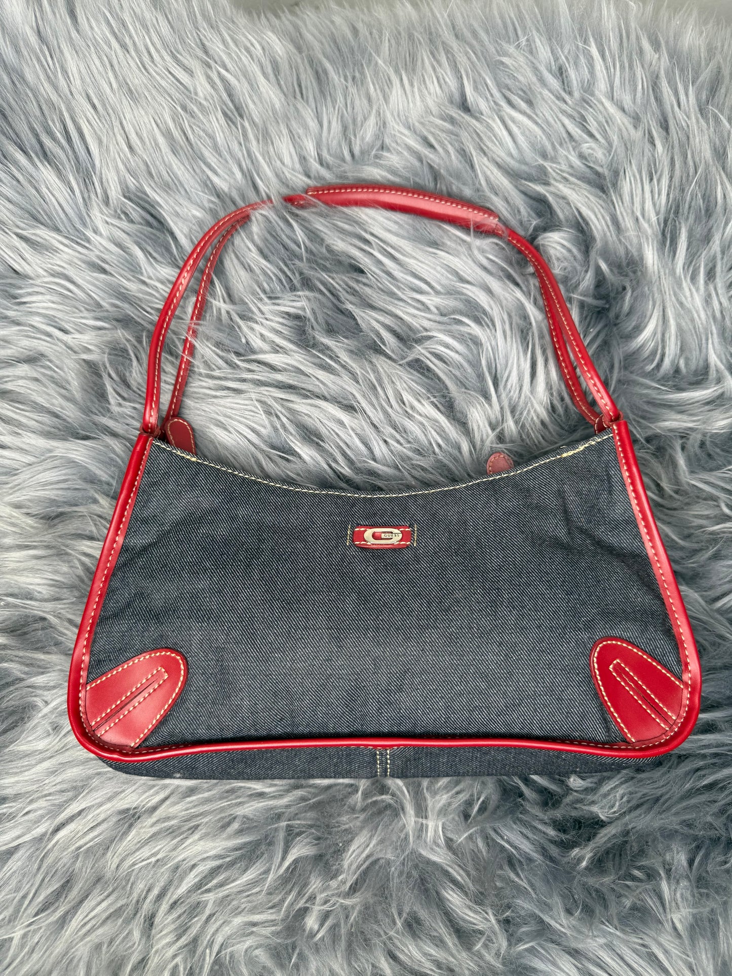 Guess vintage Tasche y2k denim rot