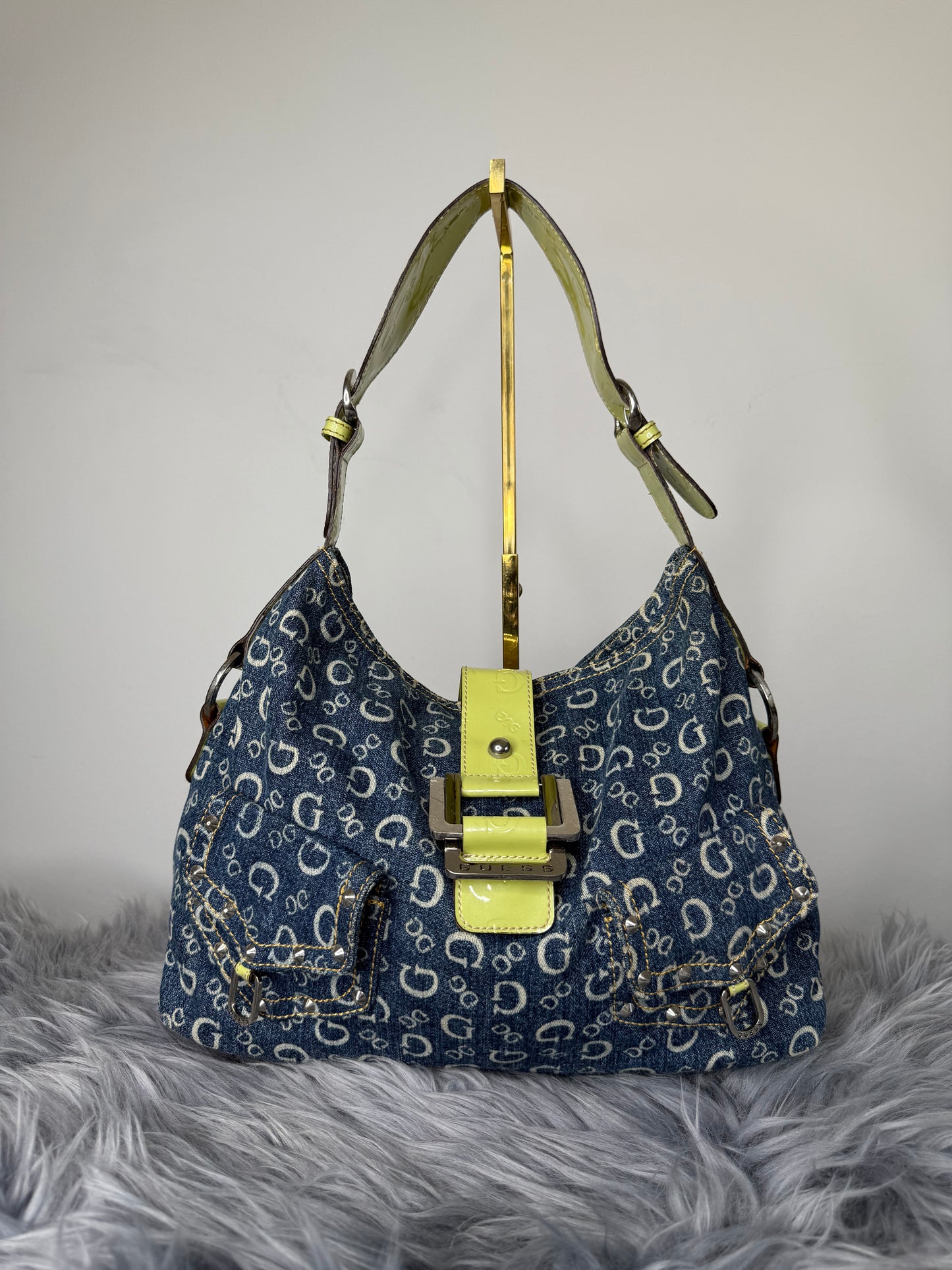 Guess vintage Tasche denim blau