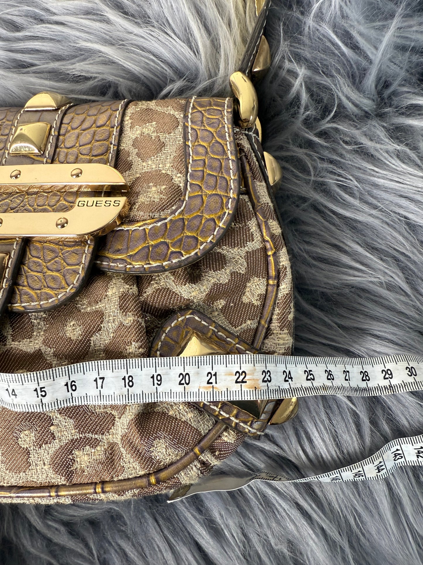 Guess vintage Tasche Leopard rare y2k